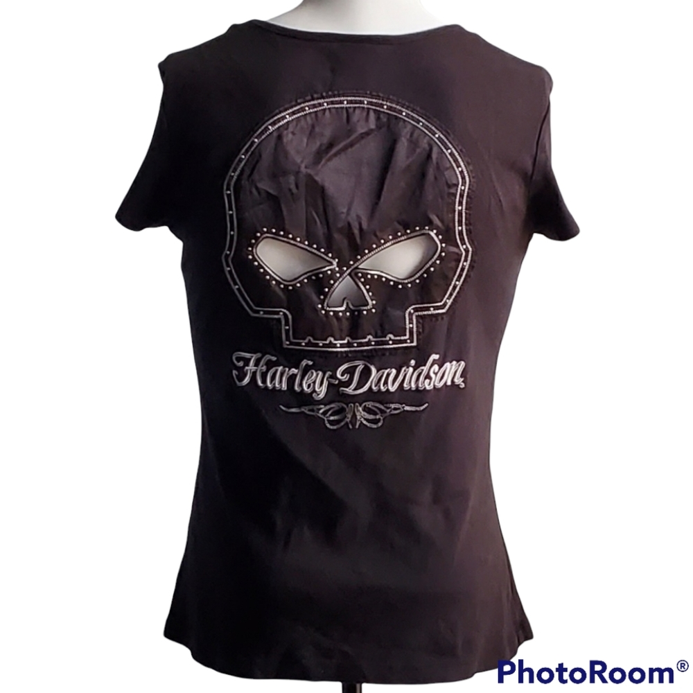 Harley-Davidson Ragged Willie G Skull Felpa con cappuccio in misto cotone, da uomo, nera, nero, 5X-Large : Harley-Davidson